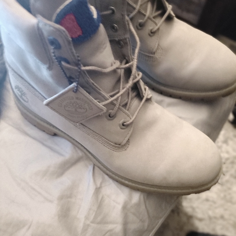 Mens Timberland\Champion collaboration boots. Size 10.5. Like New.